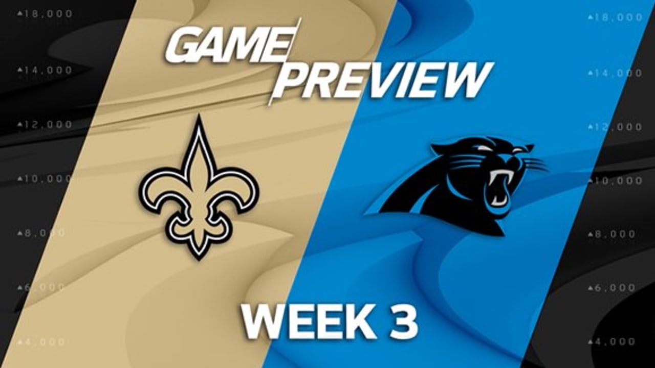 Game Preview Panthers vs. Saints