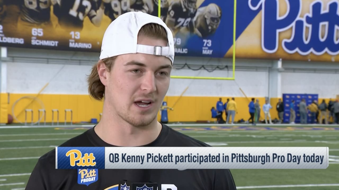 NFL Network Kenny Pickett talks about Pitt pro day performance