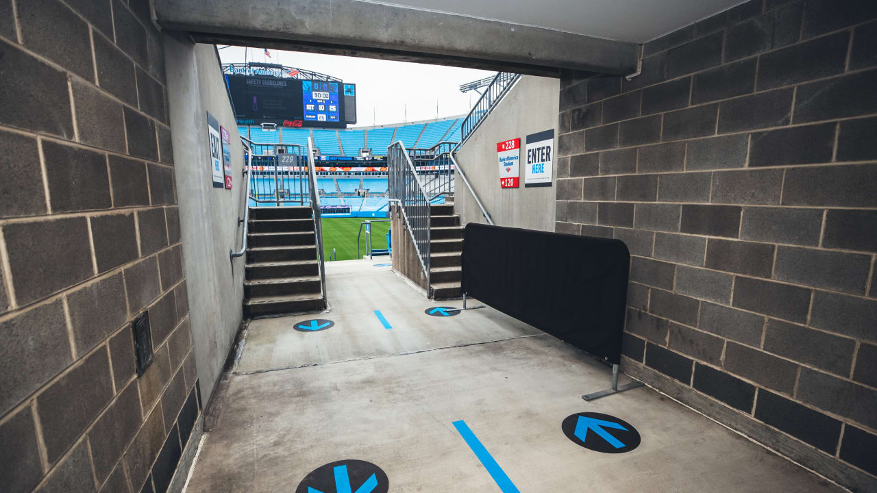 Panthers display safety measures in advance of first home game with fans