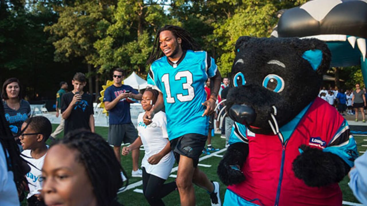 Carolina Panthers Park Bench