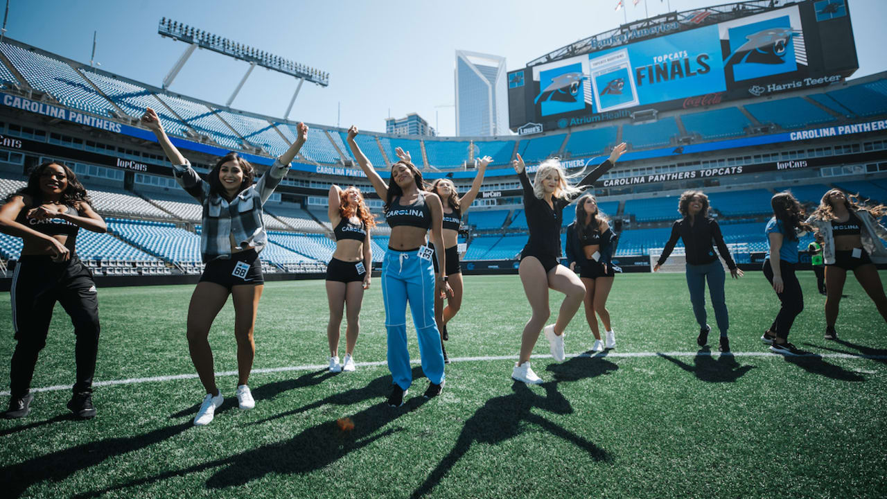 Carolina Panthers feature new male cheerleader