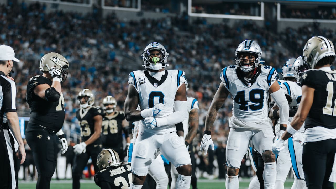 Photos: Game Action, Saints at Panthers