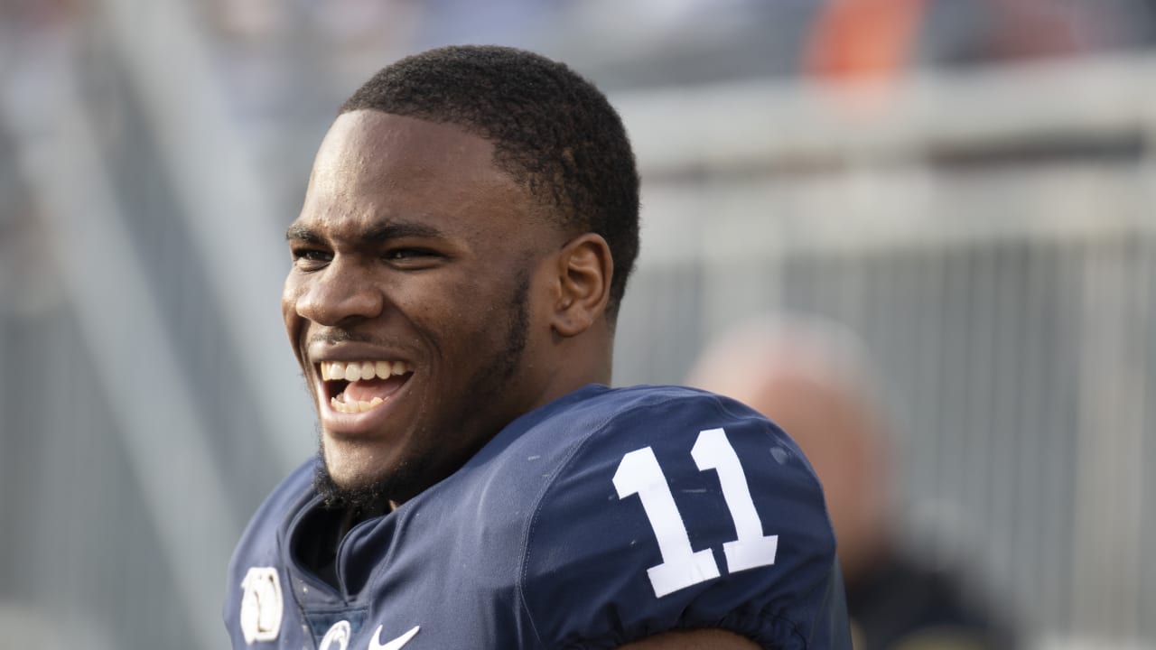 Weight room record in hand, Penn State's Micah Parsons is 'the