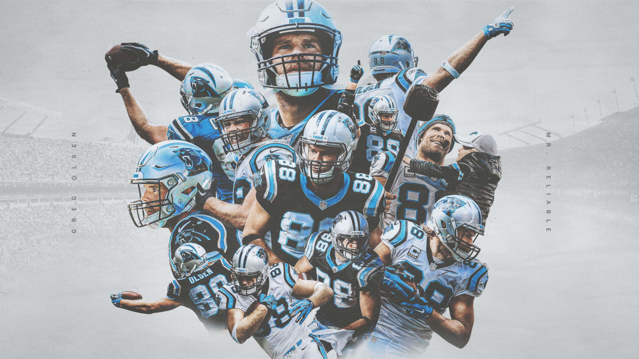 Greg Olsen Carolina Panthers 12'' x 15'' Plaque