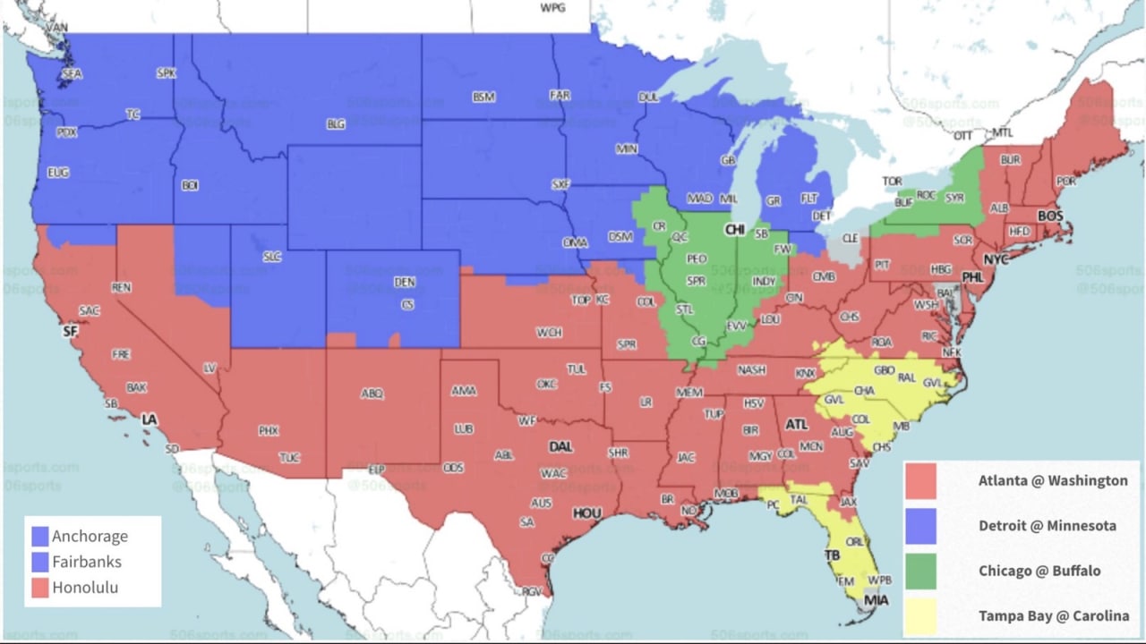 Buccaneers vs. Panthers: Start Time, Coverage Map, How to Live Stream