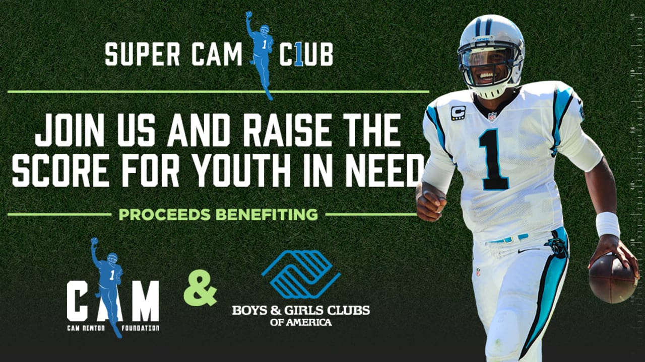 Cam Newton Carolina Panthers Girls Youth Glitter Live Love Team