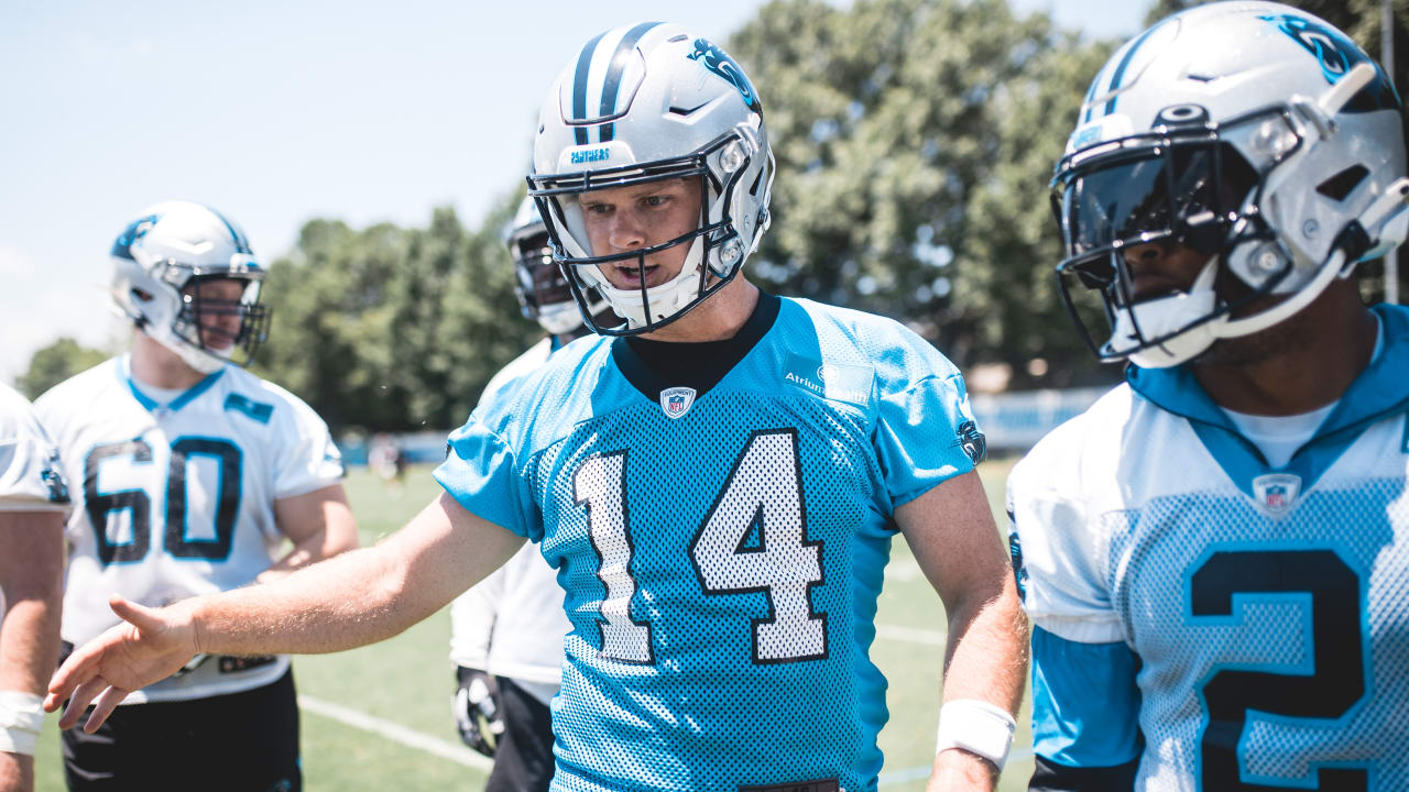 Carolina Panthers Nike Game Road Jersey - White - Sam Darnold