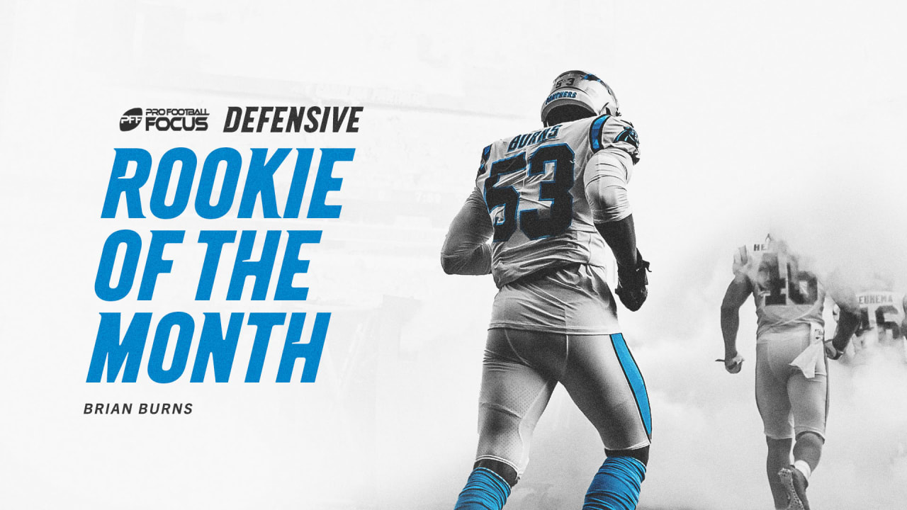 Brian Burns wins two Rookie of the Month awards