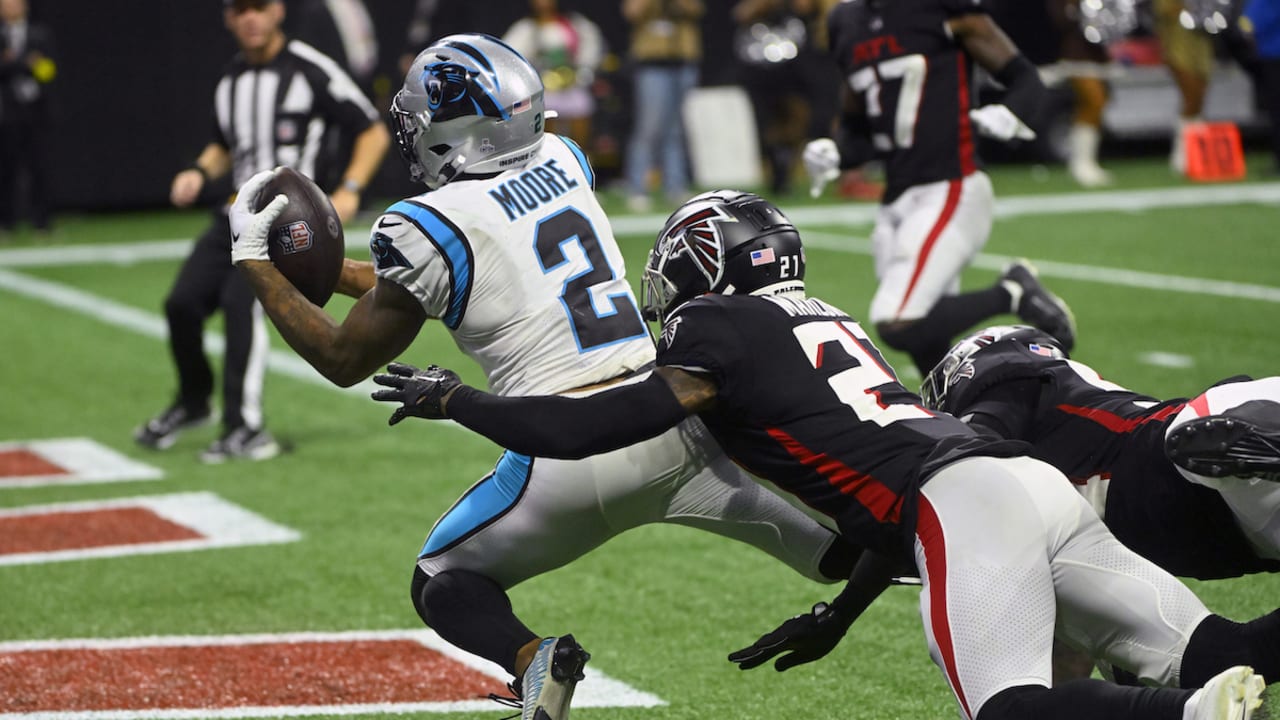 NFL: Carolina Panthers' P.J. Walker finds D.J. Moore with spectacular Hail  Mary pass