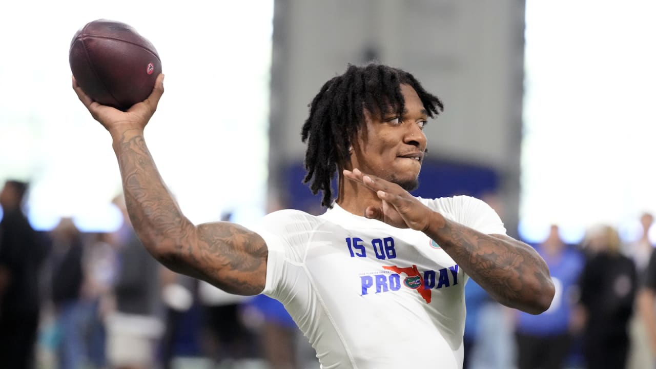 Photos: Best Of Anthony Richardson's Pro Day At Florida