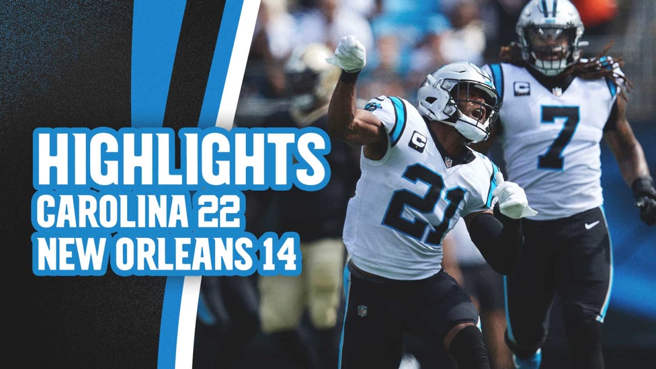 Full game highlights of Panthers 2214 win over Saints in Week 3