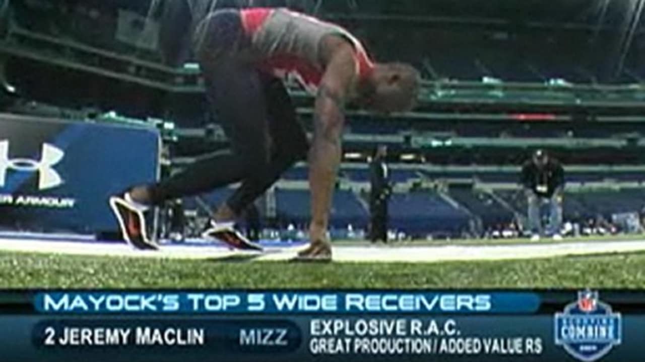 WRs at the Combine