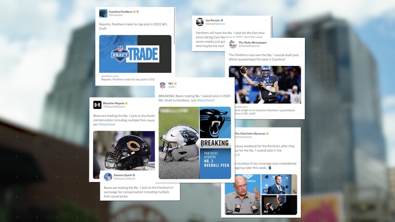 Bears Trade No. 1 Overall 2023 NFL Draft Spot To Panthers For