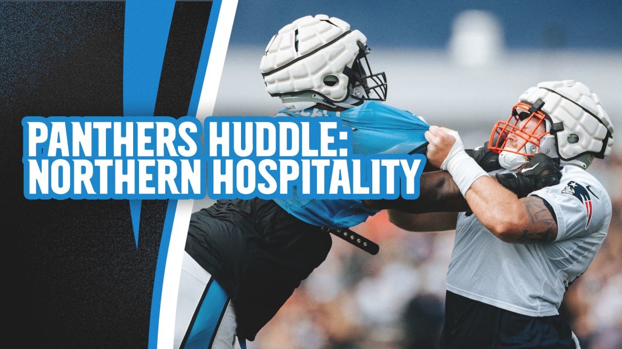 Panthers Huddle Joint practices in New England