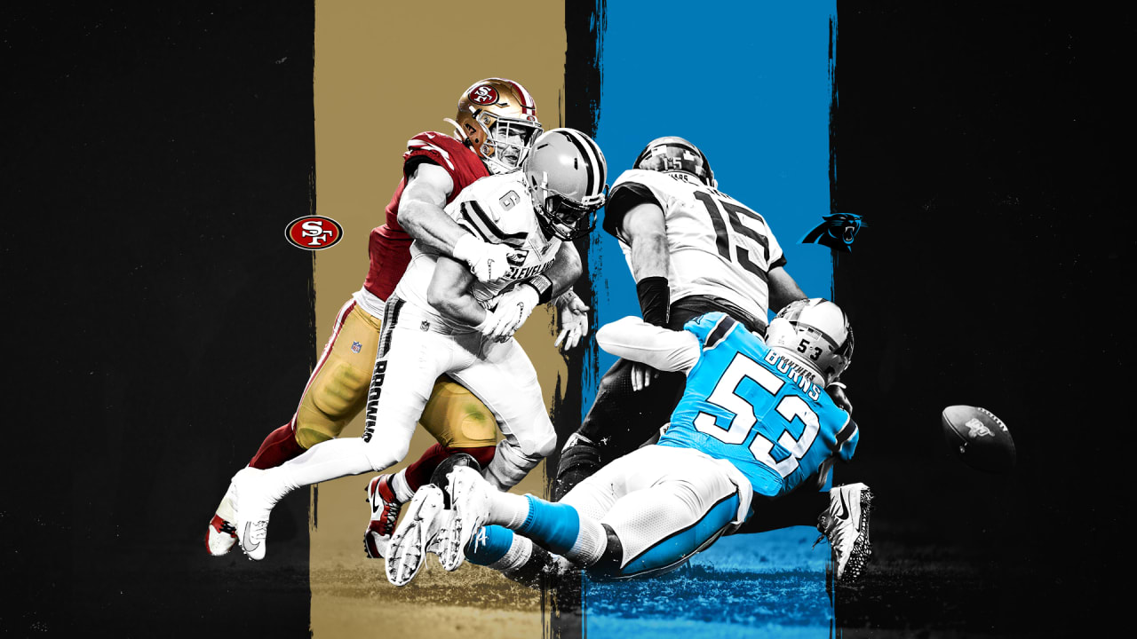 Quarterbacks beware, the Panthers and 49ers can really get after the passer