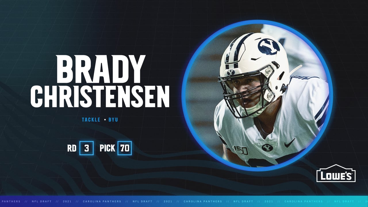 Brady Christensen, Carolina Panthers G, NFL and PFF stats