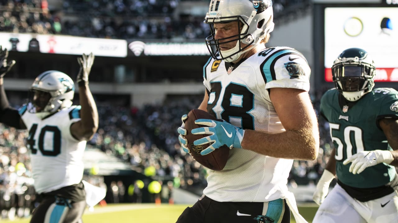 October 21, 2018: Carolina Panthers defensive end Julius Peppers (90) in  action during the NFL game between the Carolina Panthers and the  Philadelphia Eagles at Lincoln Financial Field in Philadelphia,  Pennsylvania. Christopher