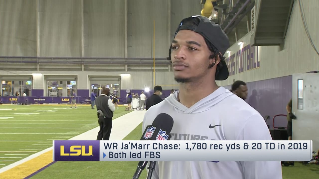 BRPROUD  Ja'Marr Chase impresses at LSU Pro Day Wednesday