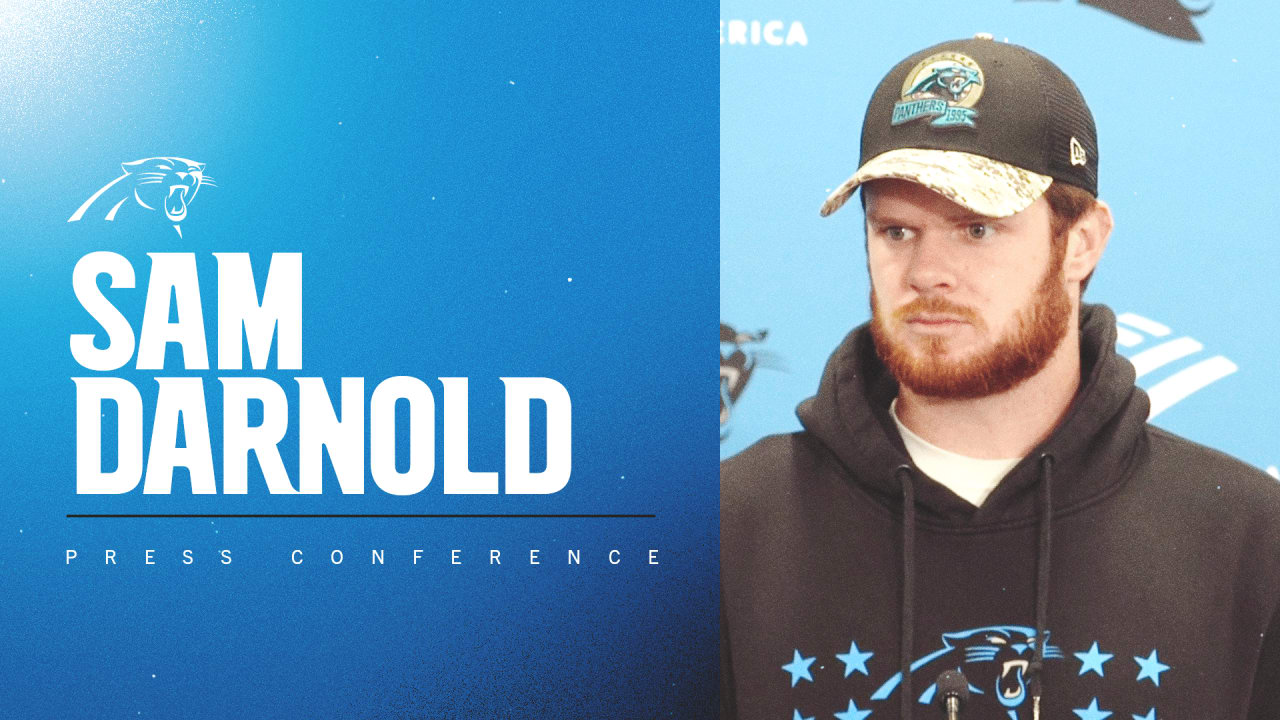 Sam Darnold praises the offensive line