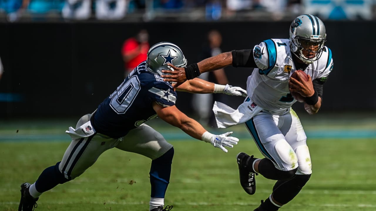 Cam Newton changes up TD celebration