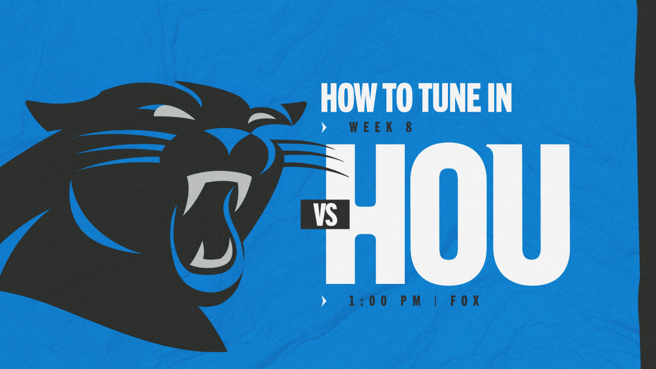 How to watch listen and live stream Carolina vs. Houston in Week 8