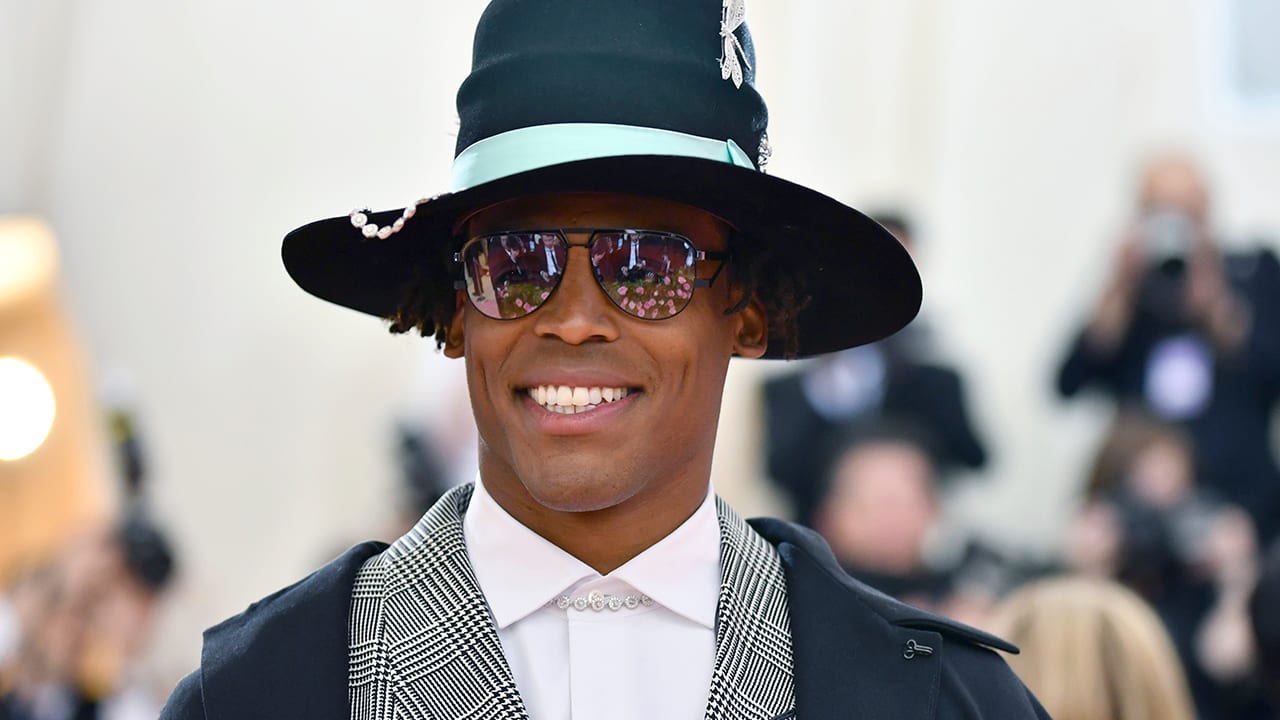  Cam  Newton  shows off his 2022 MET Gala look