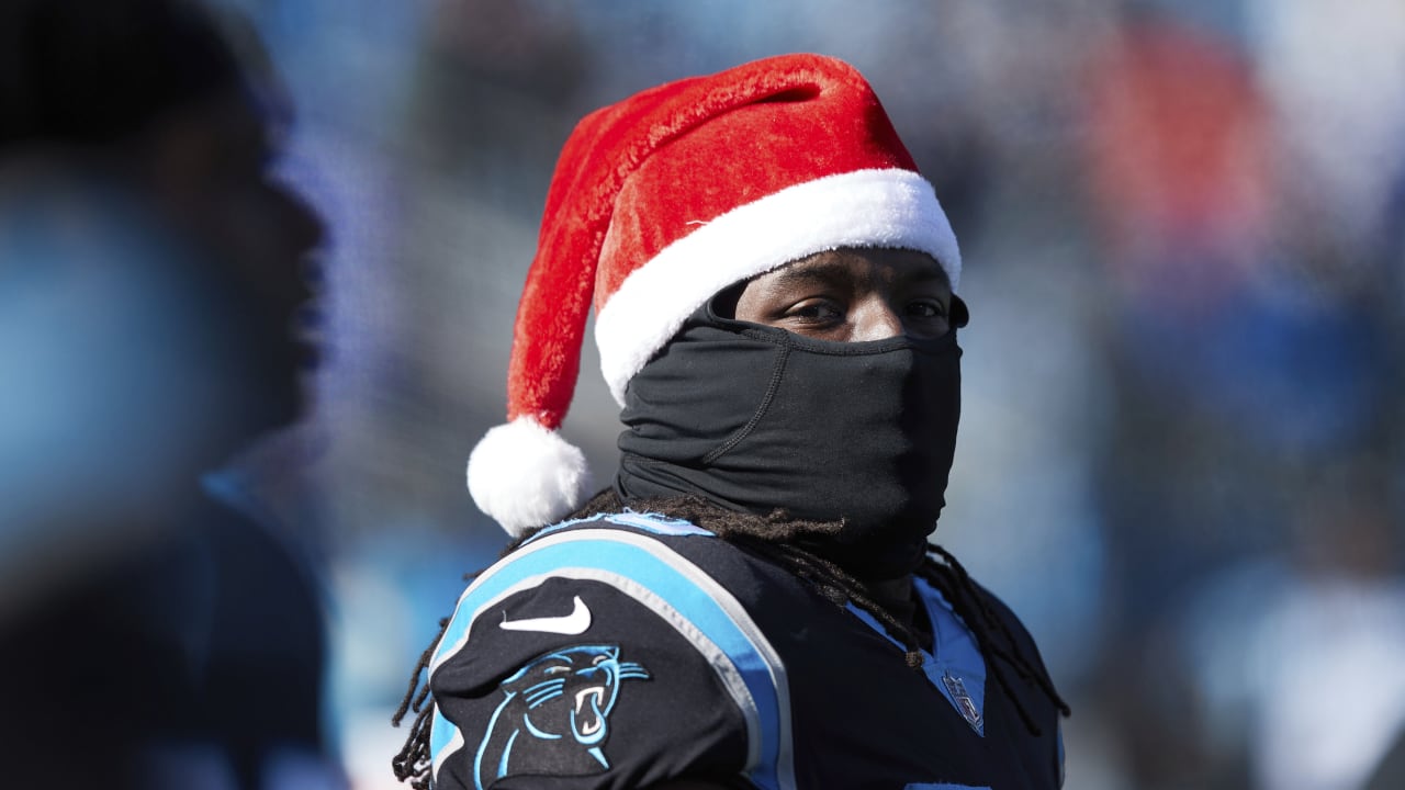 Carolina Panthers NFL Family Holiday Santa Hat