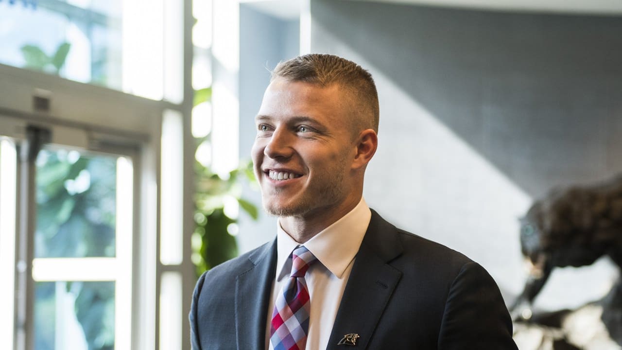 Photos: Christian McCaffrey arrives