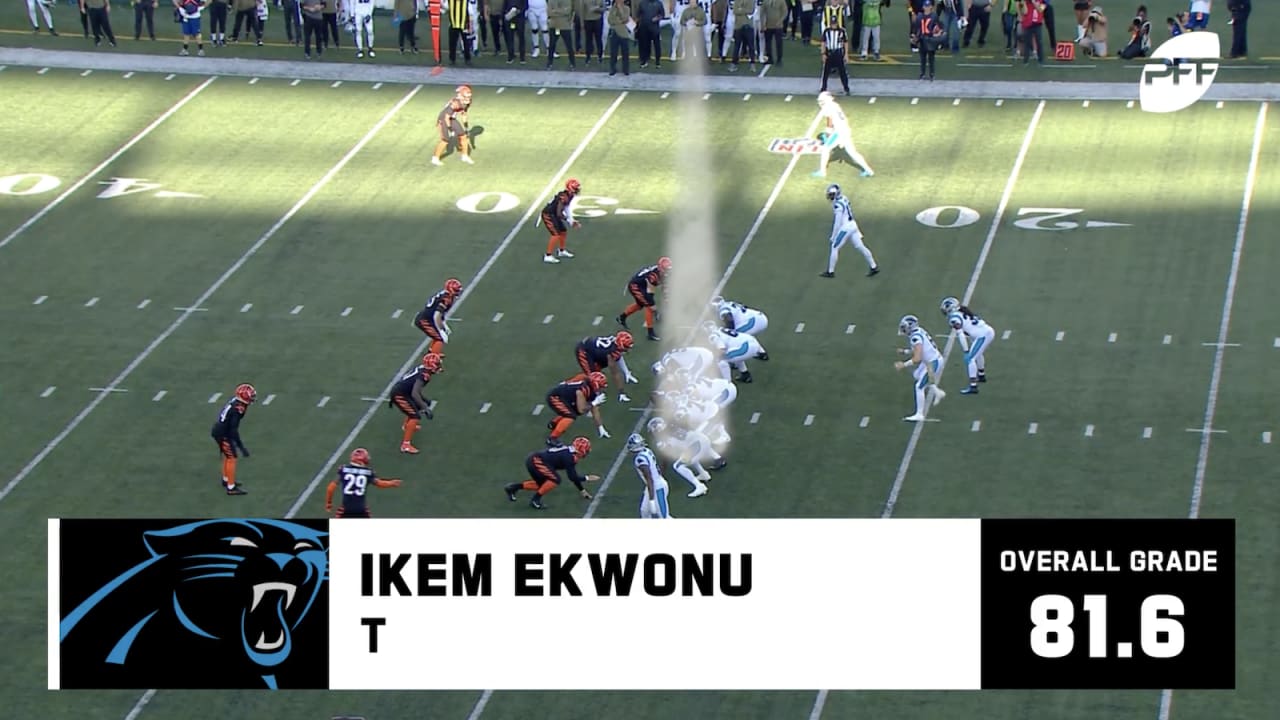 Panthers LT Ikem Ekwonu finishes 2022 as 13th-ranked rookie by NFL.com