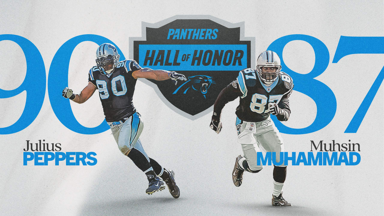 Panthers honoring Julius Peppers, Muhsin Muhammad