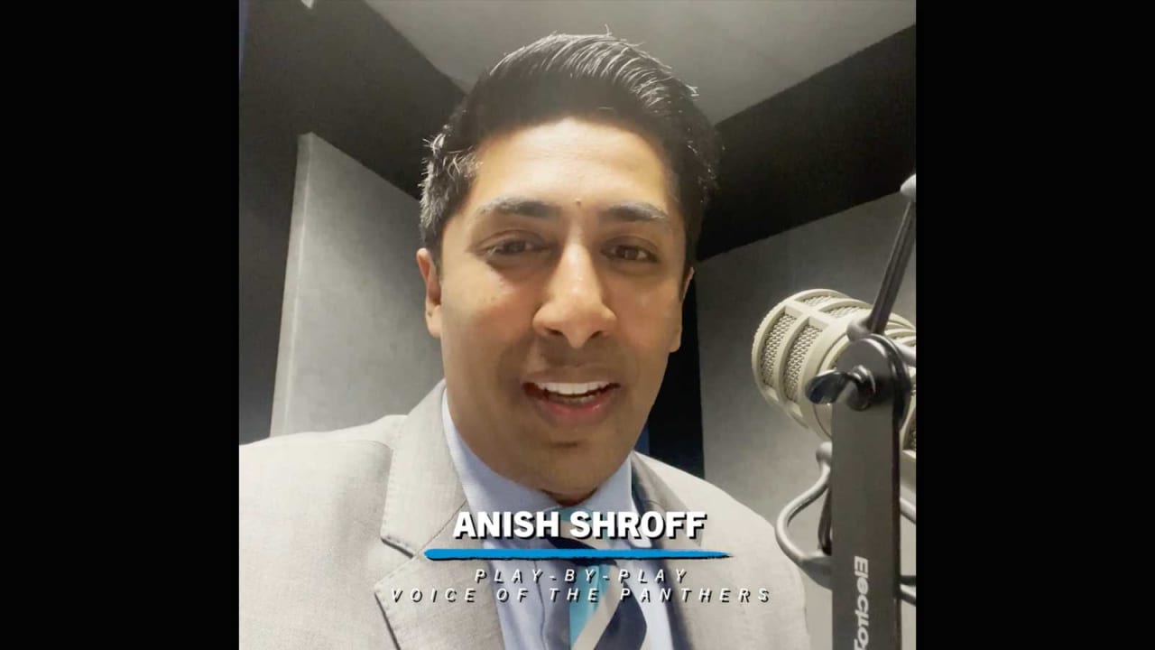 Anish Shroff named new Carolina Panthers play-by-play announcer