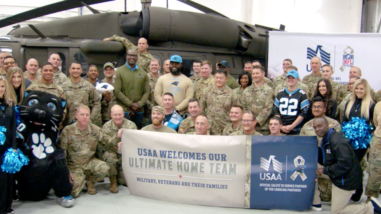 Carolina Panthers salute service members > Shaw Air Force Base > Article  Display