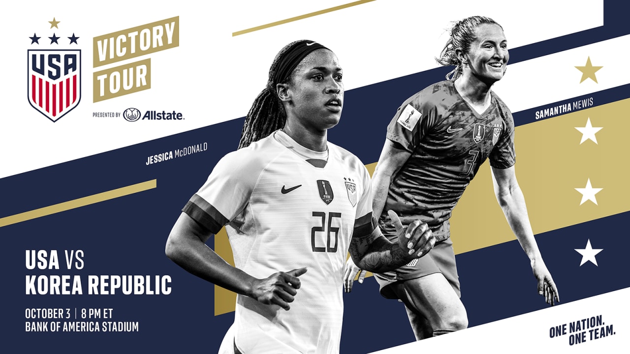 U S Women S Soccer Team Is Coming To Bank Of America Stadium