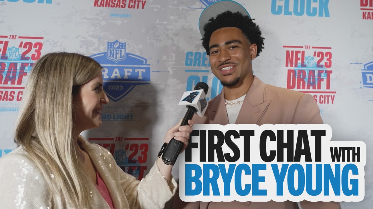 Bryce Young talks to Kristen Balboni in first interview as a Panther