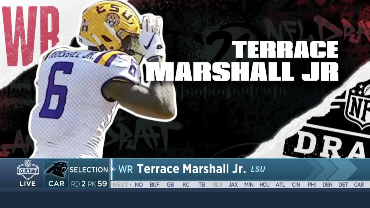 Carolina Panthers Select Terrace Marshall Jr - Elite Loyalty Sports