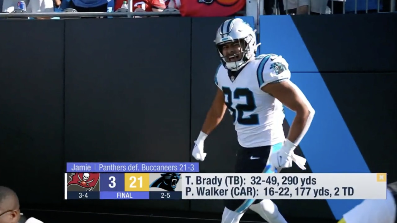 NFL: Buccaneers 3-21 Panthers: Another loss for Brady as Panthers