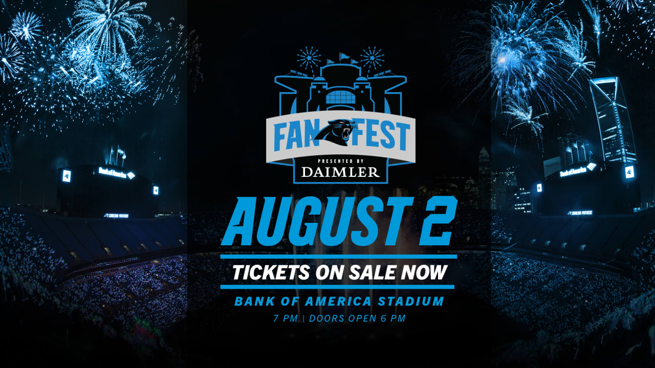 Carolina Panthers Practice Under the Lights for Fan Fest 2022