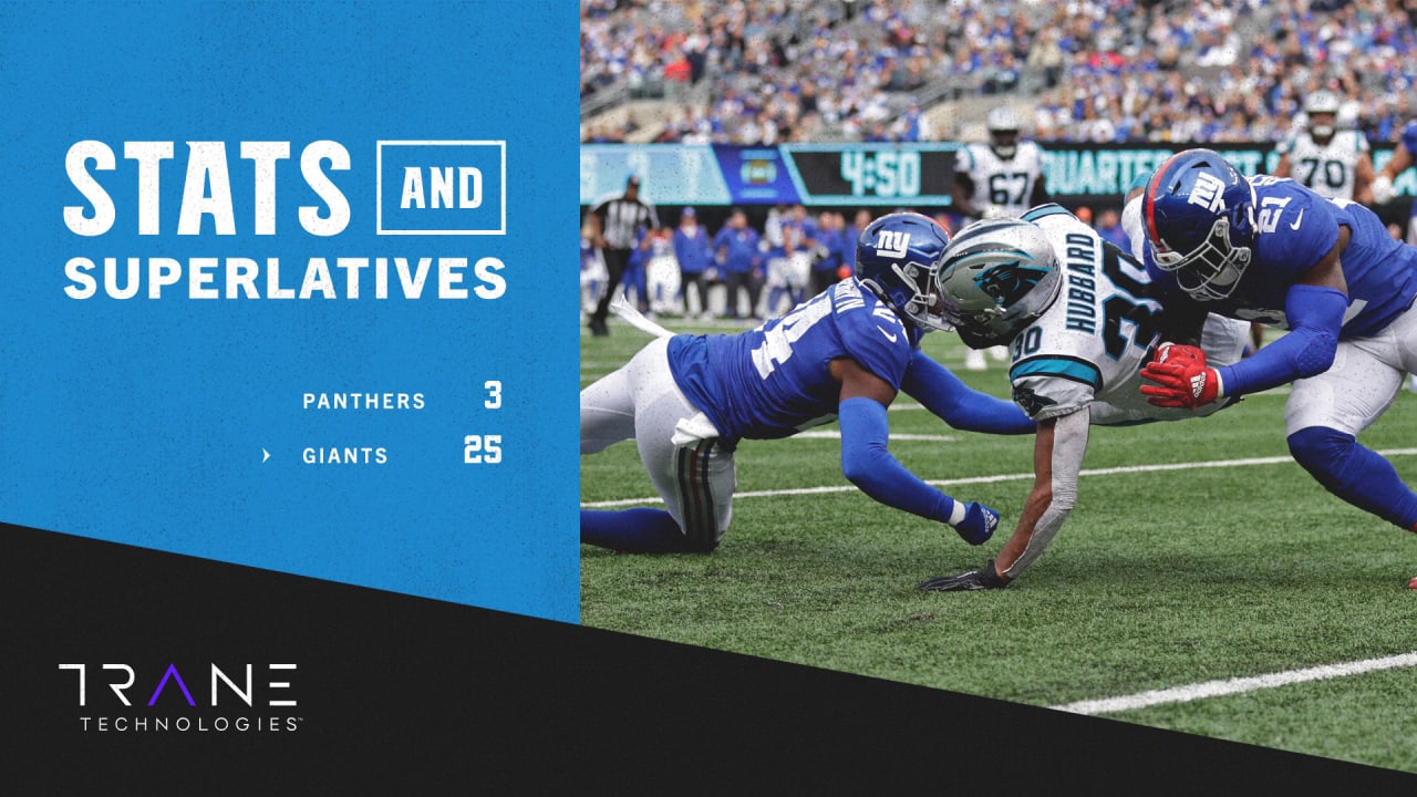 What we learned from New York Giants' 25-3 win over Carolina Panthers