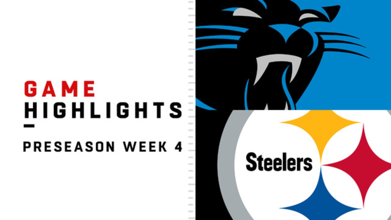 Highlights Panthers at Steelers