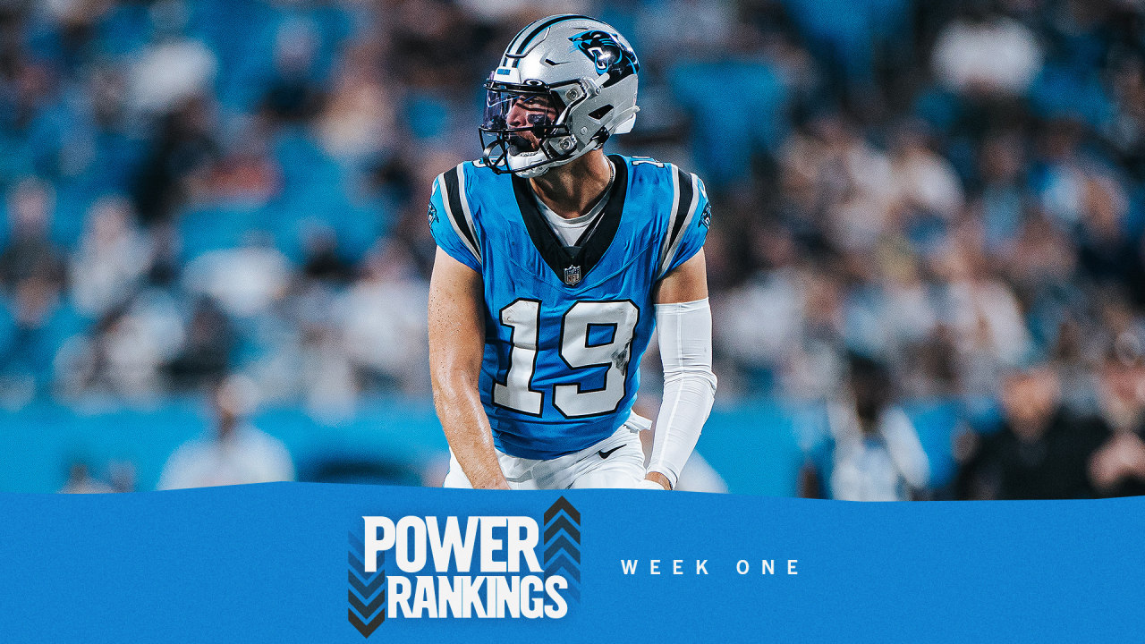 Panthers in the power rankings before Week 1 at Atlanta