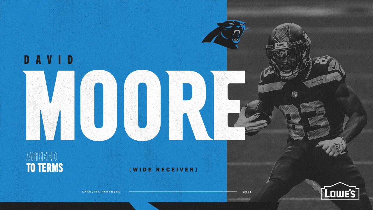 Download Football Athlete DJ Moore Carolina Panthers Number 2 Wallpaper