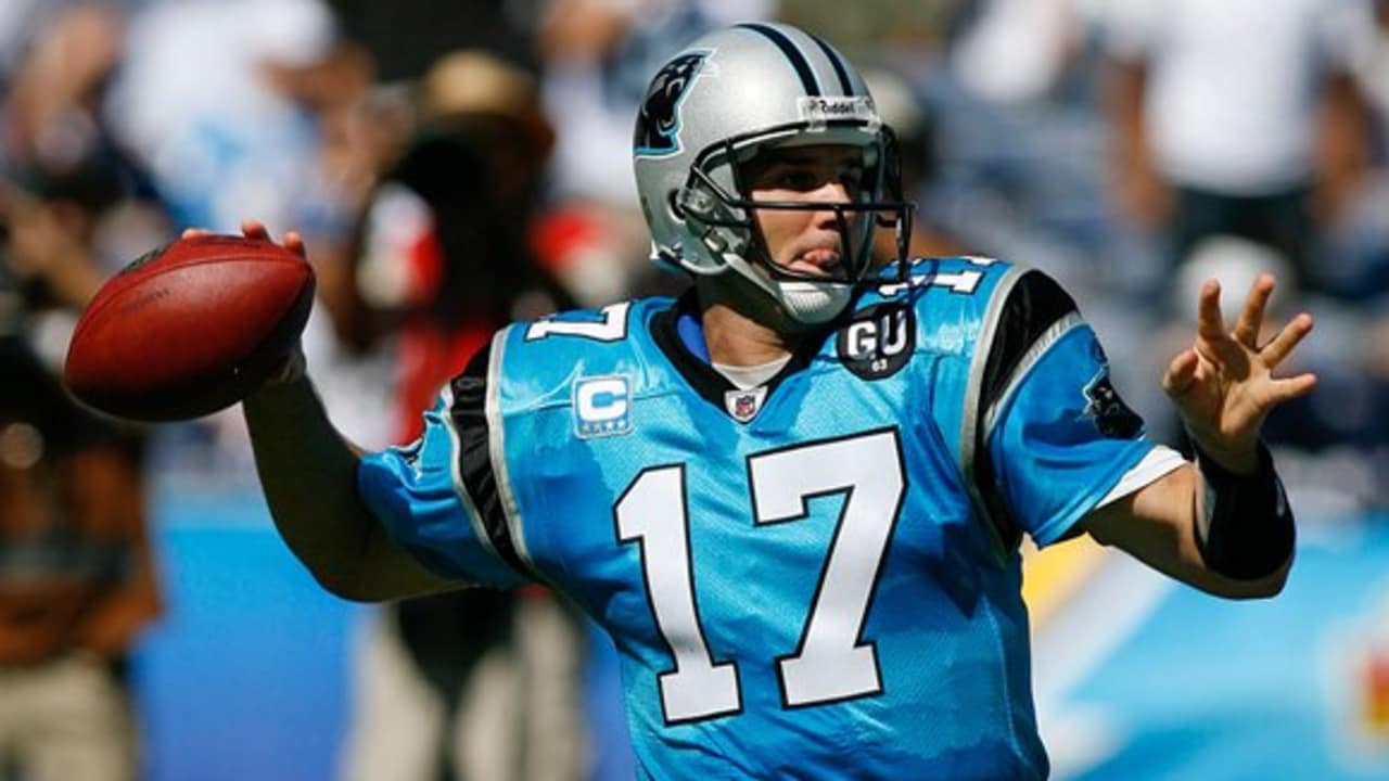 : JAKE DELHOMME CAROLINA PANTHERS 8X10 SPORTS ACTION