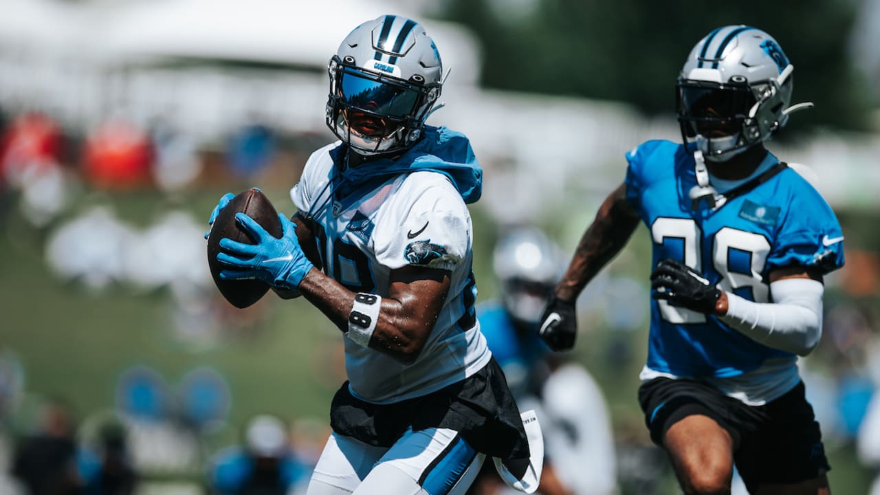 Carolina Panthers arriving at training camp in style