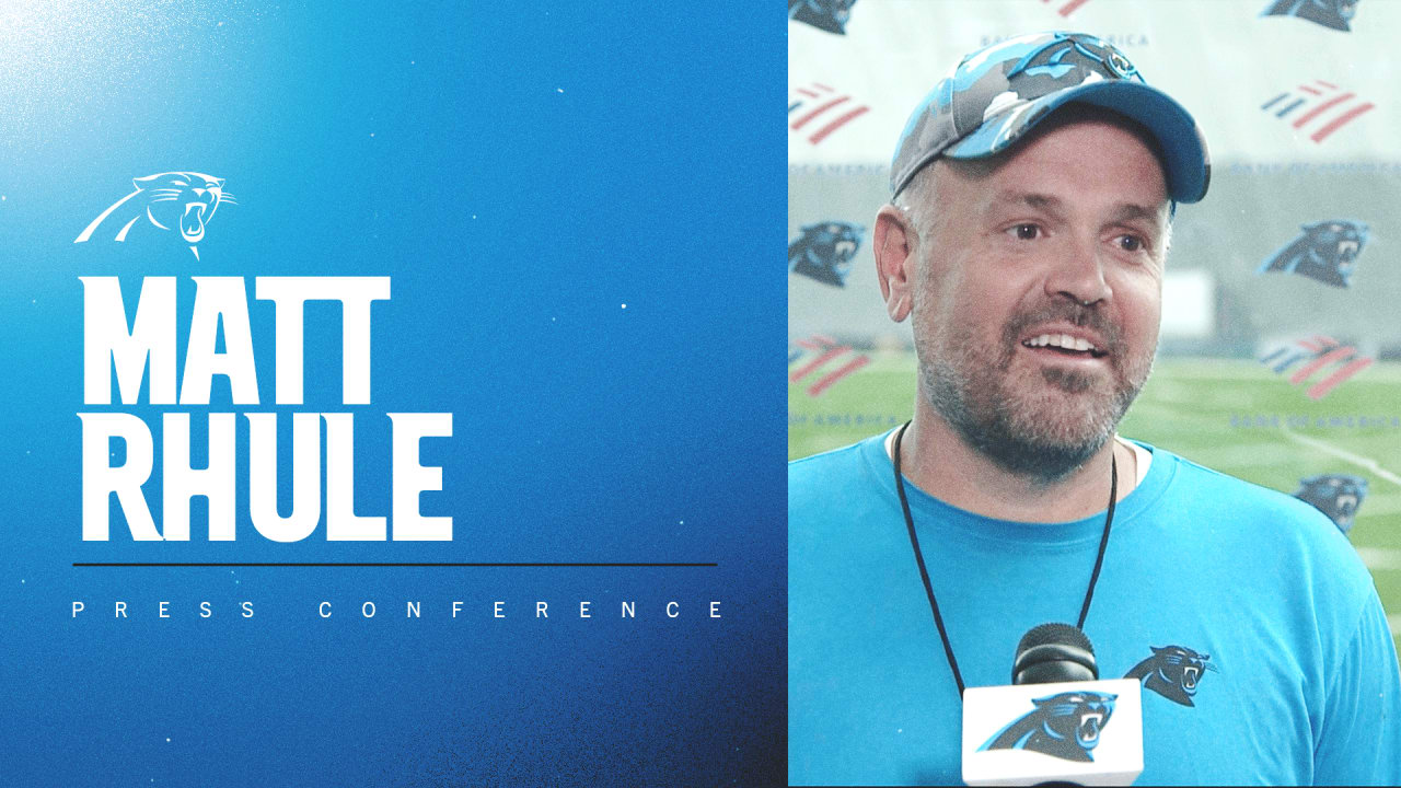 Matt Rhule gives updates at end of preseason