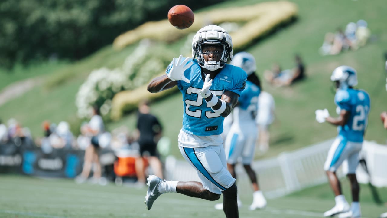 Carolina Panthers safety Xavier Woods during an NFL football game