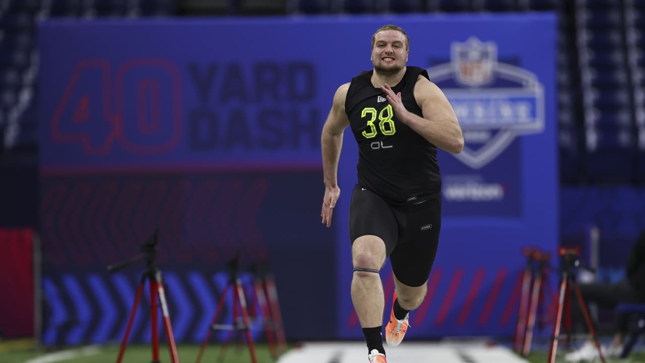 UNI's Trevor Penning and his 'nasty' play style get national spotlight at  NFL Combine