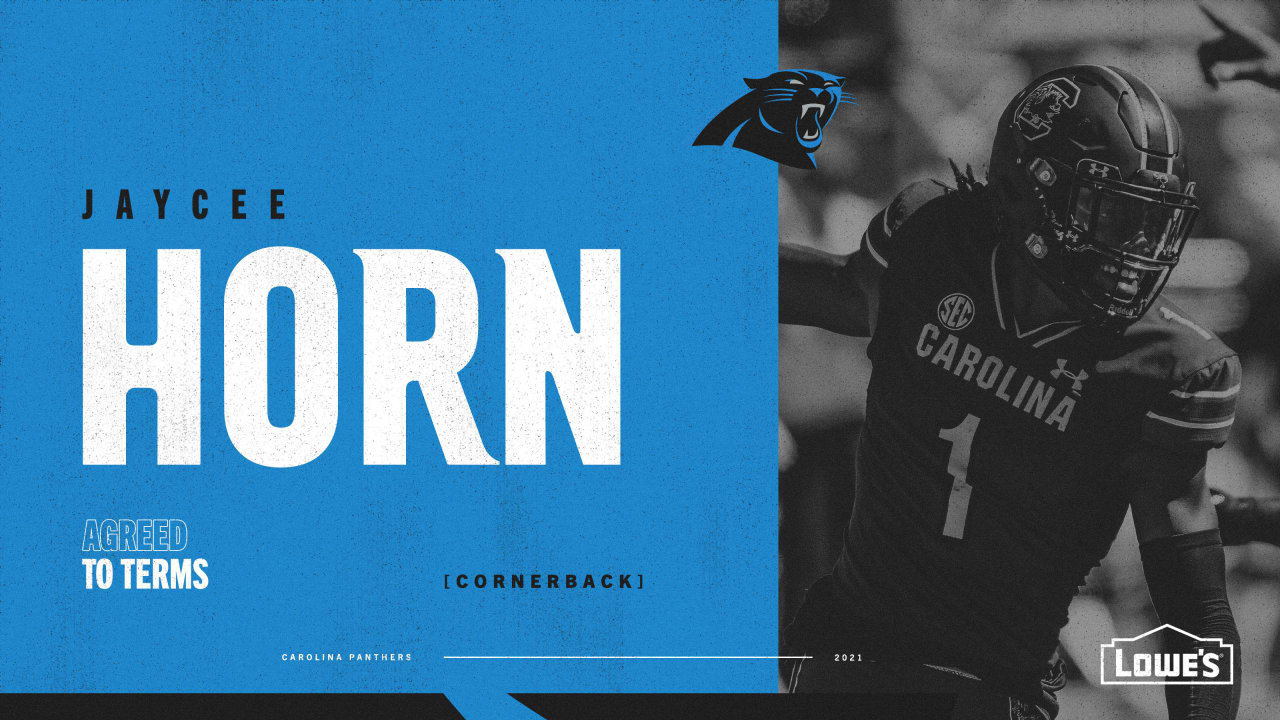 Carolina Panthers pick cornerback Jaycee Horn in NFL draft