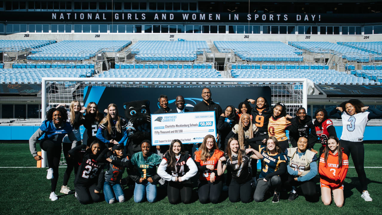 Panthers Charlotte Mecklenburg Schools Athletics Announce Pilot Girls High School Flag Football 