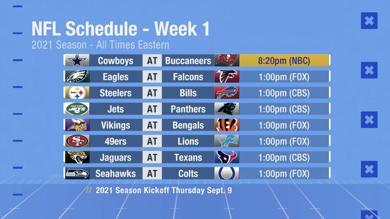 GMFB reveals Week 1 NFL schedule for 2021 season