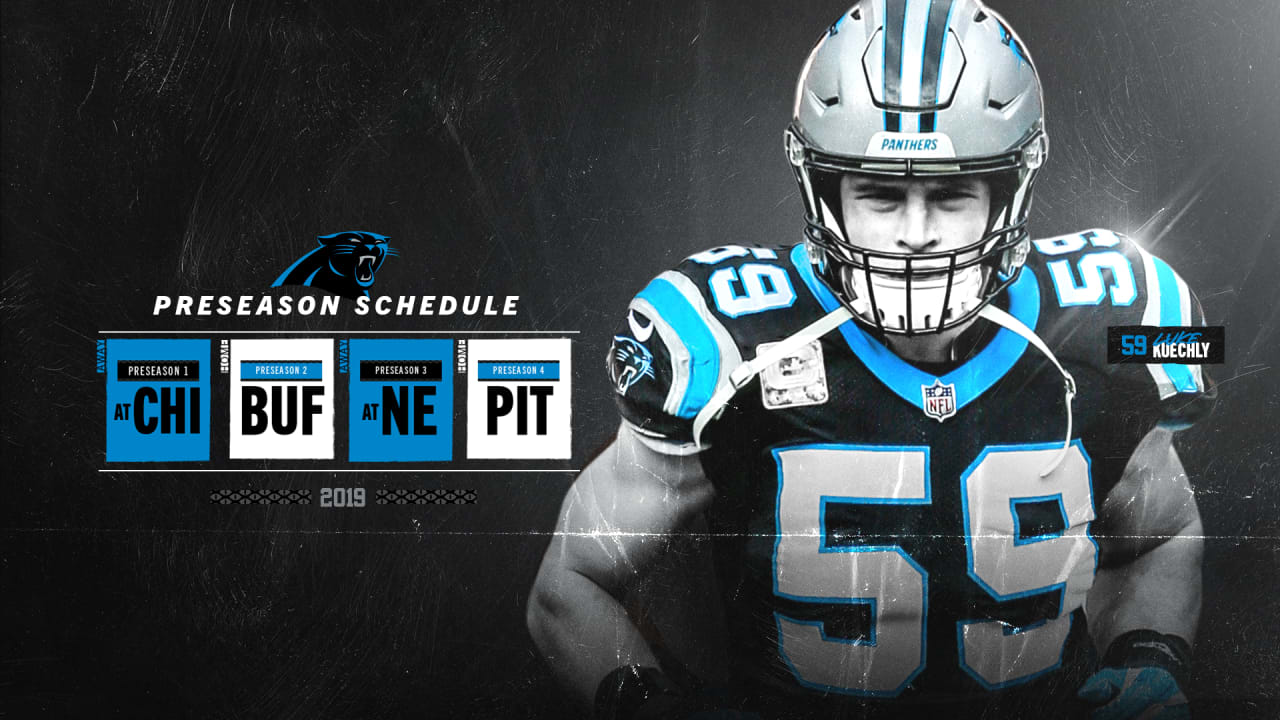 carolina panthers jersey schedule 2019